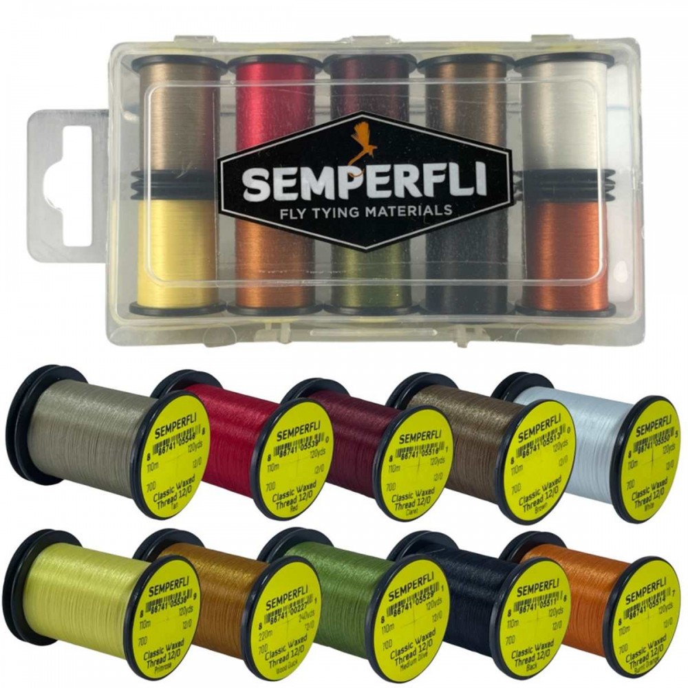 Semperfli Classic Waxed Thread 12/0 110m (120 Yards) Natural